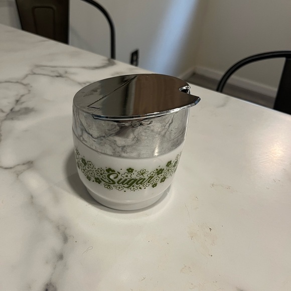 Vintage Corelle crazy Daisy sugar bowl - Picture 3 of 9